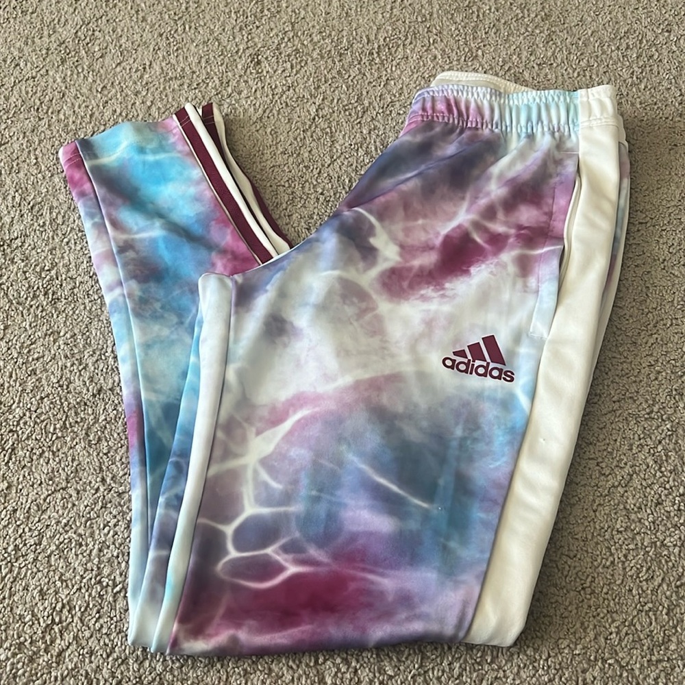 Like new Adidas Mens small track pants